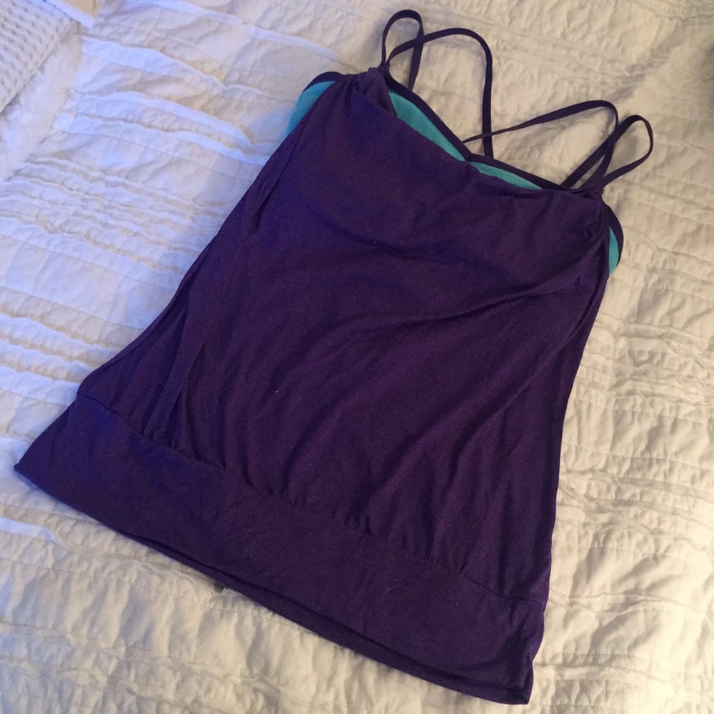 Lucy padded bra yoga tank top